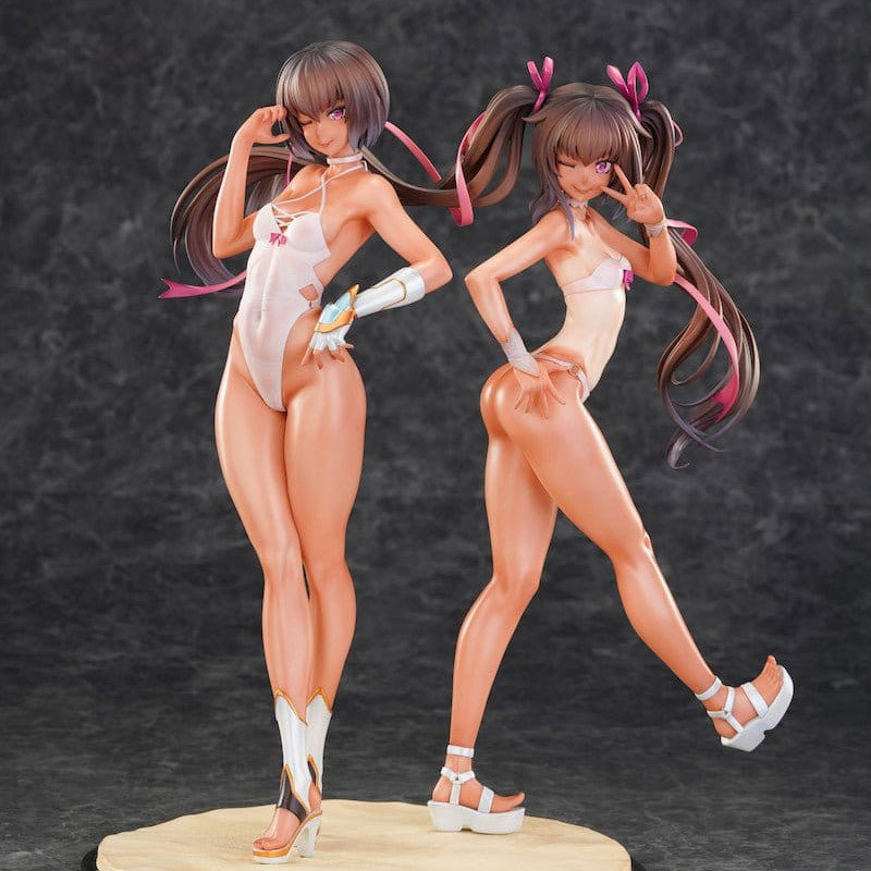 Taimanin RPG - Pack 2 figures Adult Yukikaze and Young Yukikaze, Swimsuits