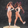 Taimanin RPG - Pack 2 figures Adult Yukikaze and Young Yukikaze, Swimsuits