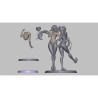 Taimanin RPG - Pack 2 figures Adult Yukikaze and Young Yukikaze, Swimsuits