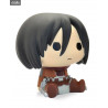 Attack on Titan - Tirelire Chibi Eren ou Mikasa