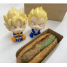 PRE ORDER - Dragon Ball DAIMA - Pack figures Super Saiyan Son Goku (mini) & Super Saiyan Vegeta (mini), Look Up (with gift)