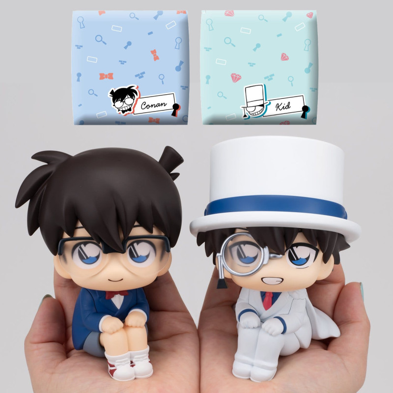 PRE ORDER - Detective Conan - Pack 2 figures Conan Edogawa & Kid the Phantom Thief, Look Up (with gift)