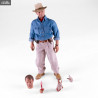 Jurassic Park - Figurine Dr. Alan Grant ou Velociraptor