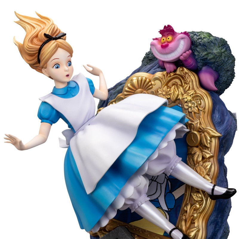 PRE ORDER - Disney, Alice in Wonderland - Alice & The Cheshire Cat figure, Master Craft