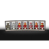 PRÉCOMMANDE - Marvel - Pack 6 figurines Iron Man Hall of Armor, Mini Egg Attack