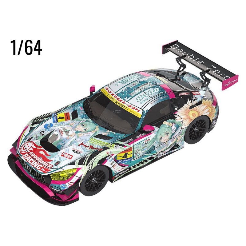 PRÉCOMMANDE - GT Project - Réplique véhicule Hatsune Miku (1/64 ), AMG 2017 Super GT