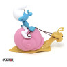 PRÉCOMMANDE - Les Schtroumpfs - Figurine Tirelire Smurf on a Snail's Back
