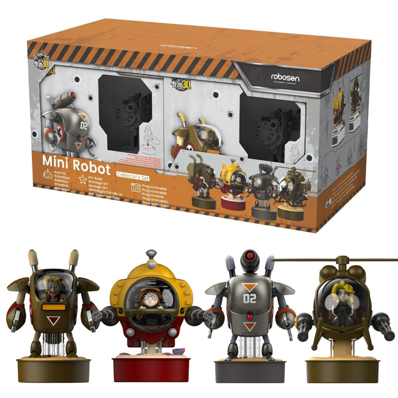 PREORDER - Metal Slug Series - Pack figures Slug 4-in-1 Coffret Collector 30th Anniversary, SNK robot interactive