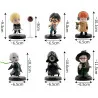 Harry Potter - Pack 6 figures, mini Hero Box Wizards Series