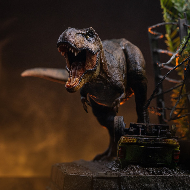 PRÉCOMMANDE - Jurassic Park - Figurine T-Rex Breakout Set A, Icons