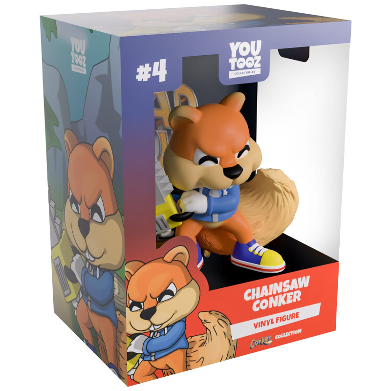 PRÉCOMMANDE - Conker’s Bad Fur Day - Figurine Chainsaw Conker