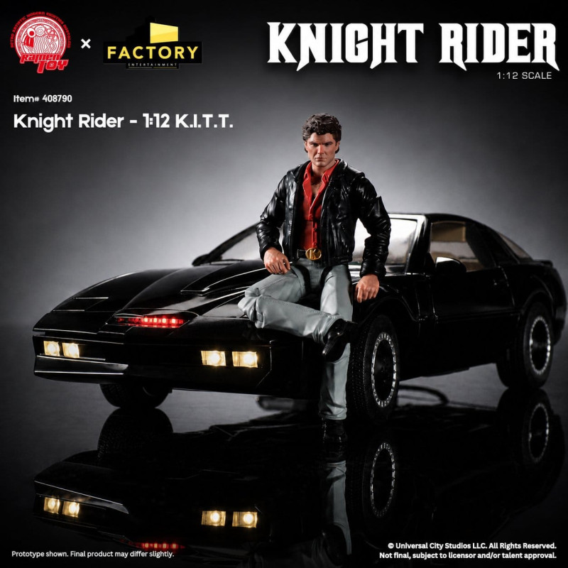 PRÉCOMMANDE - Knight Rider - Figurines K.I.T.T. & Michael Knight