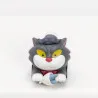 PRÉCOMMANDE - Disney Cats - Pack 6 figurines aléatoires Pounce & Go Series Blind Box, Mini Egg Attack