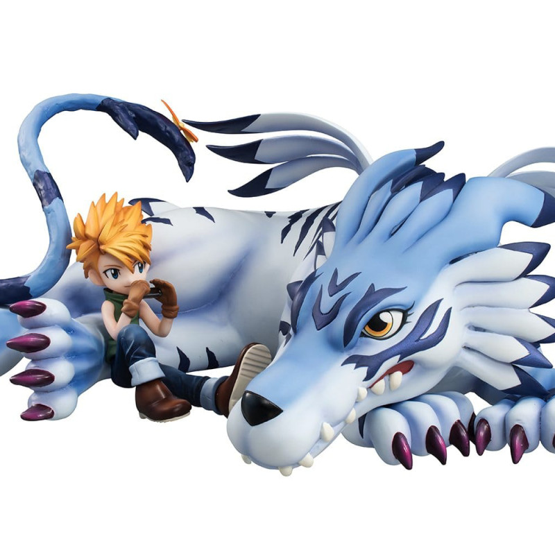PRÉCOMMANDE - Digimon Adventure - Figurine Garurumon & Ishida Yamato, G.E.M. Series