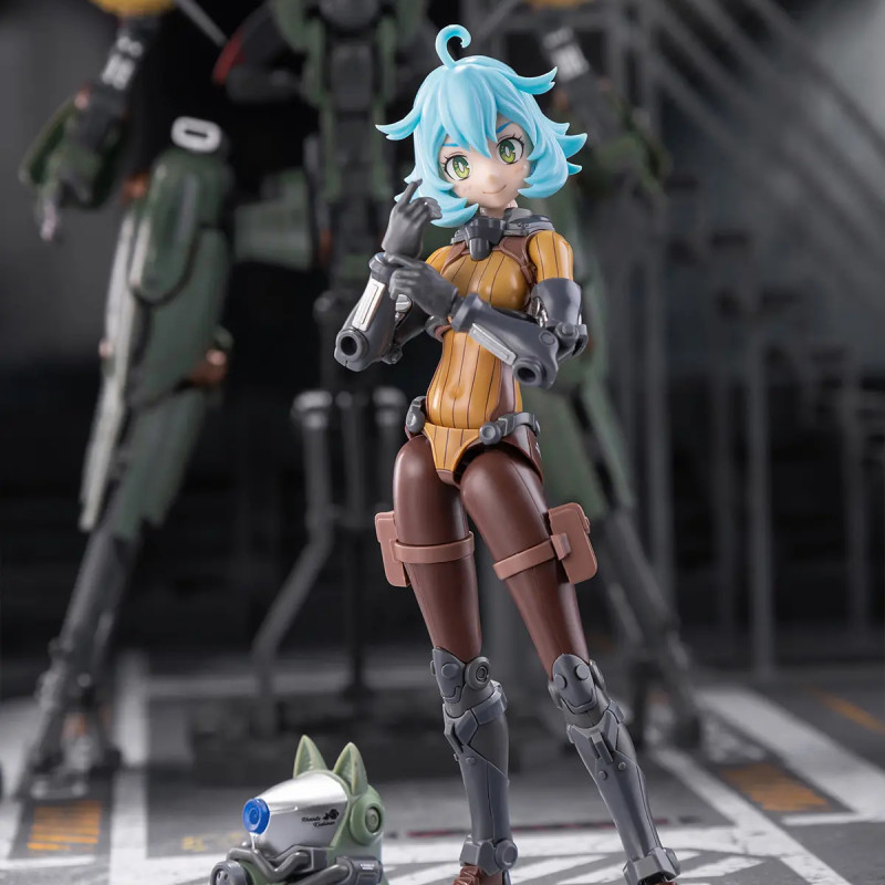 PRÉCOMMANDE - Rusted Brier - Figurine Rhande Koskinen & RTP-10A cutting edge V-HS Tactical Fighter, Plastic Model Kit