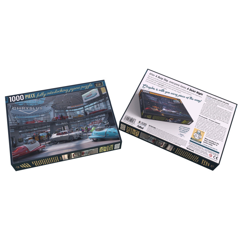 Fallout Chryslus Showroom - A Busy Day Jigsaw Puzzle