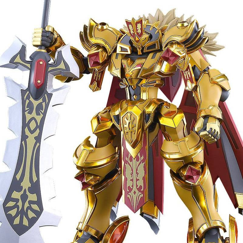 PRE ORDER - Knight's & Magic - Goldleo figure Royal Metallic, Plastic Model Kit Moderoid