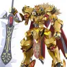 PRÉCOMMANDE - Knight's & Magic - Figurine Goldleo: Royal Metallic, Plastic Model Kit Moderoid