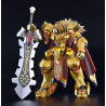 PRE ORDER - Knight's & Magic - Goldleo figure Royal Metallic, Plastic Model Kit Moderoid