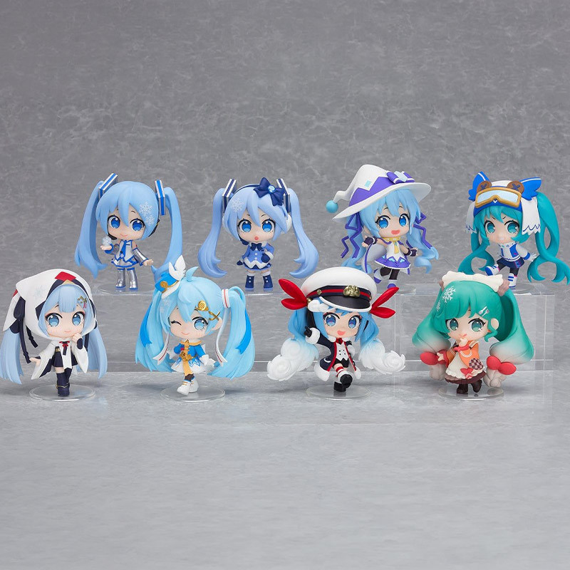 PRÉCOMMANDE - Character Vocal Series 01 - Pack 8 figurines Hatsune Miku, Snow Miku All Stars Collection Vol.1