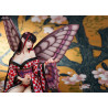 Original Character Hoteri - Figurine Red Butterfly Illustration by Jin Happobi