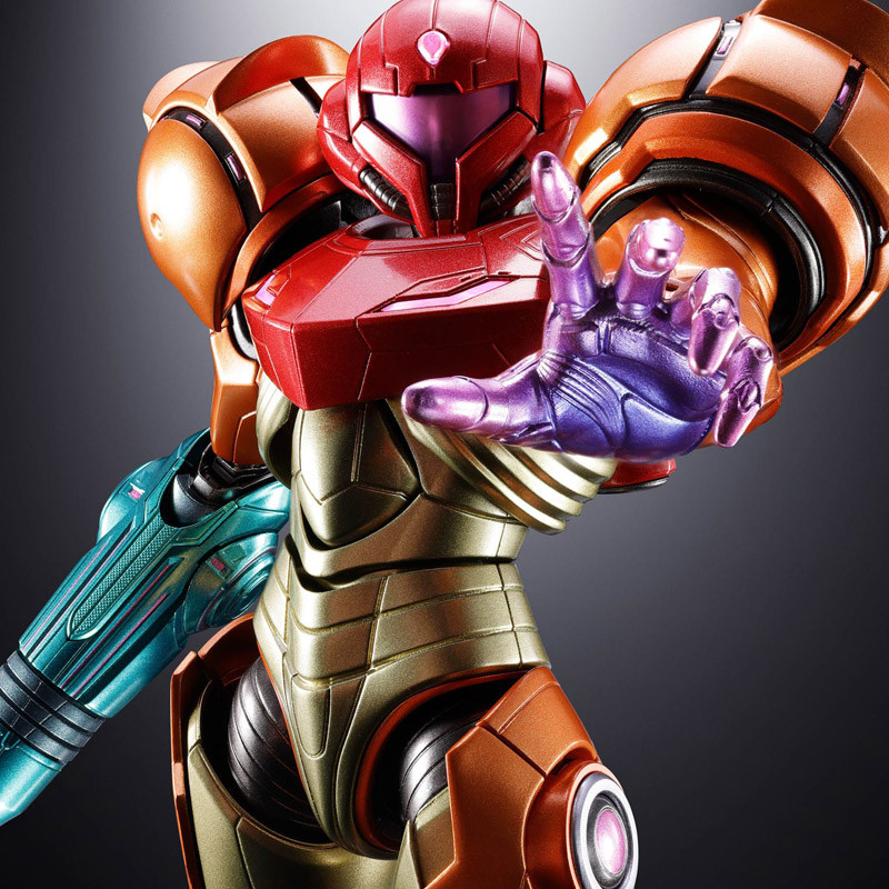 Metroid Prime 4: Beyond - Figurine Samus Aran LED, Diecast Chogokin