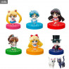 Sailor Moon - Pack 6 figurines Puchitto Oshioki yo! ver. 2020 Classique ou Limité, Petit Chara