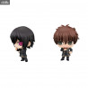 Naruto or Code Geass - Pack 2 figures Umino Iruka & Uzumaki Naruto or Lelouch & Suzaku, Chimimega Buddy Series