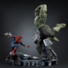 PRÉCOMMANDE - Marvel Comics - Figurine Spider-Man vs Hulk, Art Scale