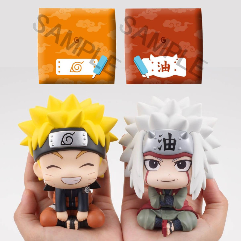 PRÉCOMMANDE - Naruto Shippuden - Pack 2 figurines Naruto Uzumaki Smile & Jiraiya, Look Up (with gift)