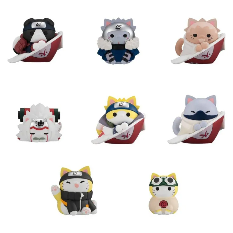 PRE ORDER - Naruto Shippuden - Pack 8 random figures The bond between master and disciple, Mega Cat Project Nyaruto!