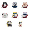 PRÉCOMMANDE - Naruto Shippuden - Pack 8 figurines aléatoires The bond between master and disciple, Mega Cat Project Nyaruto!