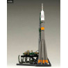 Plastic Model Soyuz Rocket & Transport Train