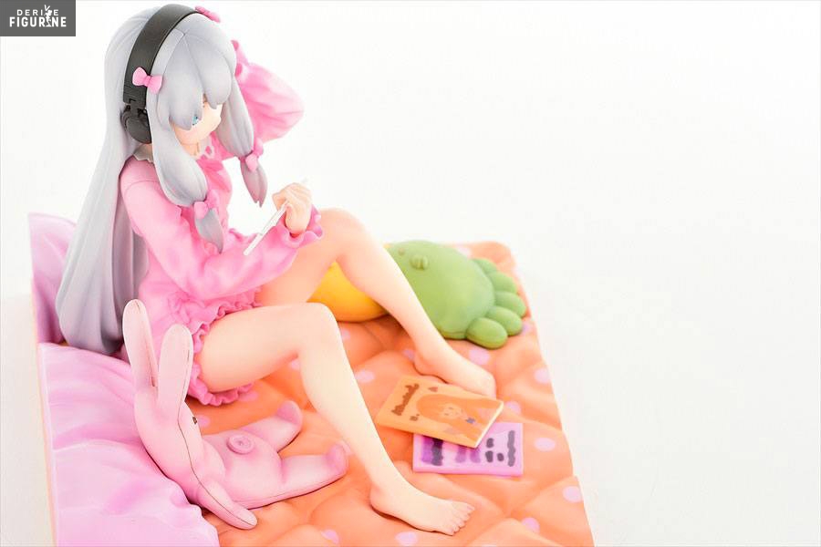Figurine Sagiri Izumi Anime 23 Cm - Statue Manga Débout En T-shirt, Décoration Bureau Collection