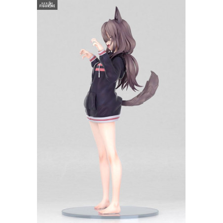 anime wolf girl hoodie