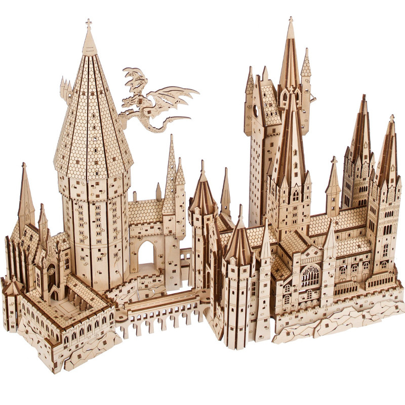 PREORDER - Harry Potter - Wooden 3D puzzle Castle Poudlard