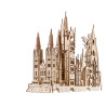 PREORDER - Harry Potter - Wooden 3D puzzle Castle Poudlard