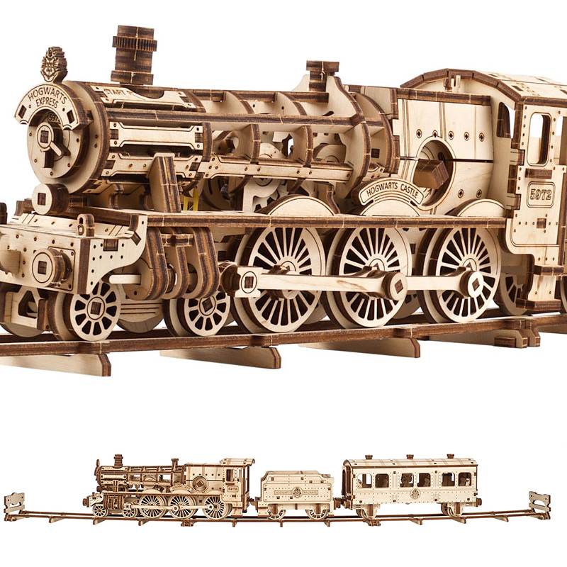 PREORDER - Harry Potter - Wooden 3D puzzle Poudlard Express