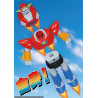 PRÉCOMMANDE - UFO Warrior Daiapolon - Figurine Daiapolon Anime Color, Neo Dynamite Action