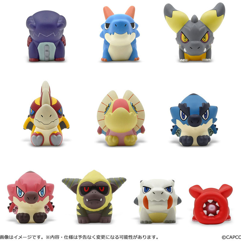 Monster Hunter - Pack 10 figurines Figure Builder Finger Puppet Monster Hunter Vol.2
