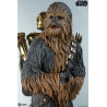 PRÉCOMMANDE - Star Wars - Figurine Chewbacca and C-3PO, Premium Format
