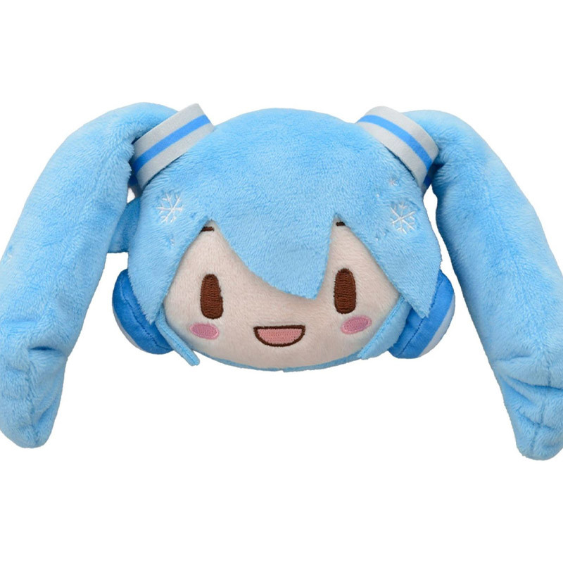 PRÉCOMMANDE - Vocaloid - Peluche Snow Miku, Fuwa petit Face Mascot