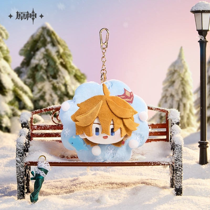 PRE ORDER - Genshin Impact - Tartaglia keychain plush, Leisurely Winter's Day Series