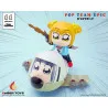 PRÉCOMMANDE - Pop Team Epic - Pack 2 figurines Popuko & Pipimi : Skeleton Competition, Chibi Creature