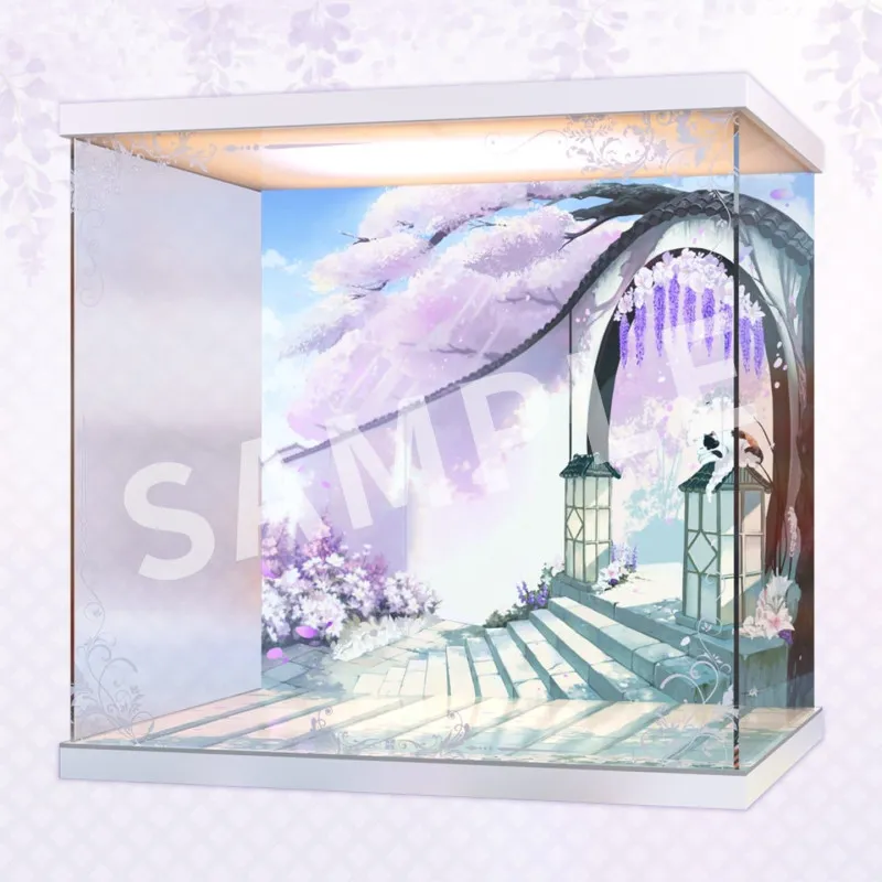 PRÉCOMMANDE - Azur Lane - Présentoir vitrine acrylique LED pour Musashi Purest Wisteria