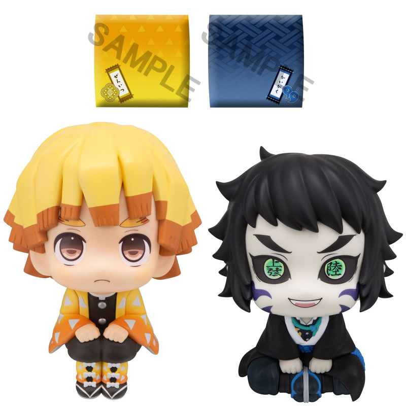 PREORDER - Demon Slayer: Kimetsu no Yaiba - Pack 2 figures Zenitsu Agatsuma (Grumpy) & Kaigaku, Look Up (With Gift)