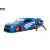 Marvel - Pack vehicle + figure Captain Marvel, Captain America or Miles Morales