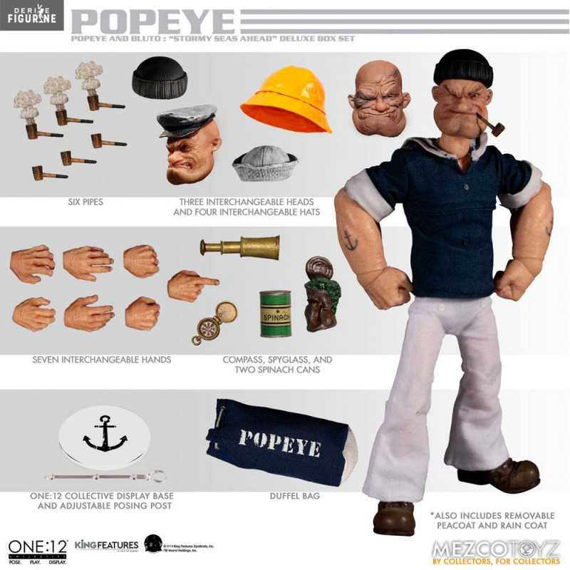 Popeye - Pack 2 figurines...