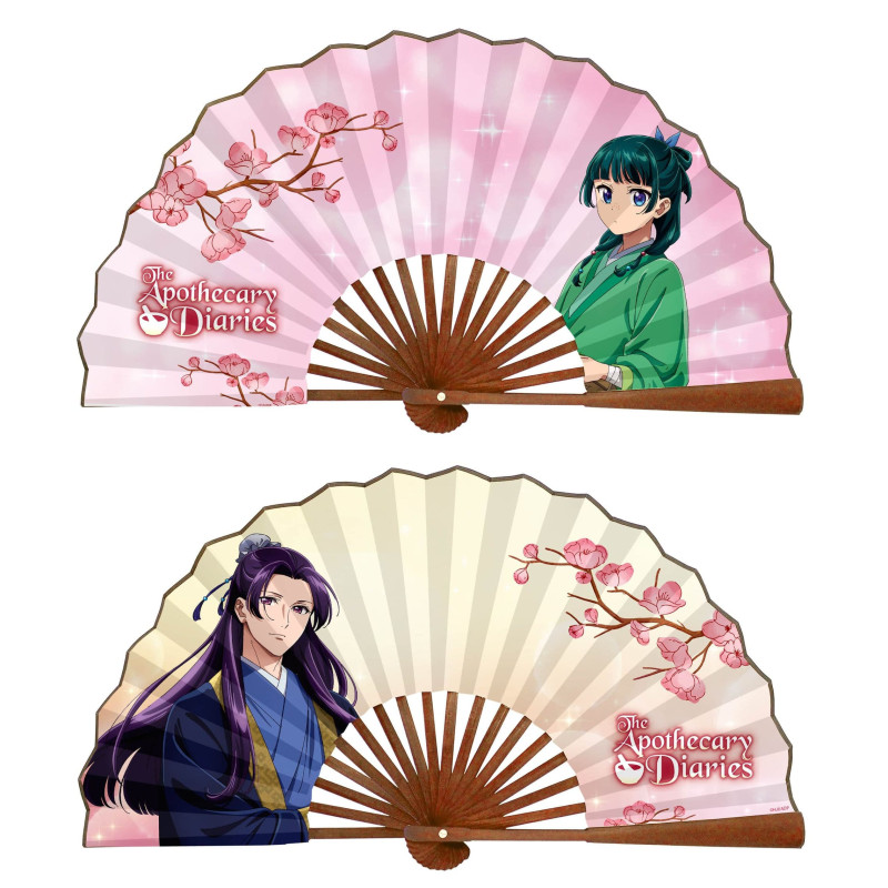 PREORDER - The Apothecary Diaries - Maomao & Jinshi fan Japanese Bamboo
