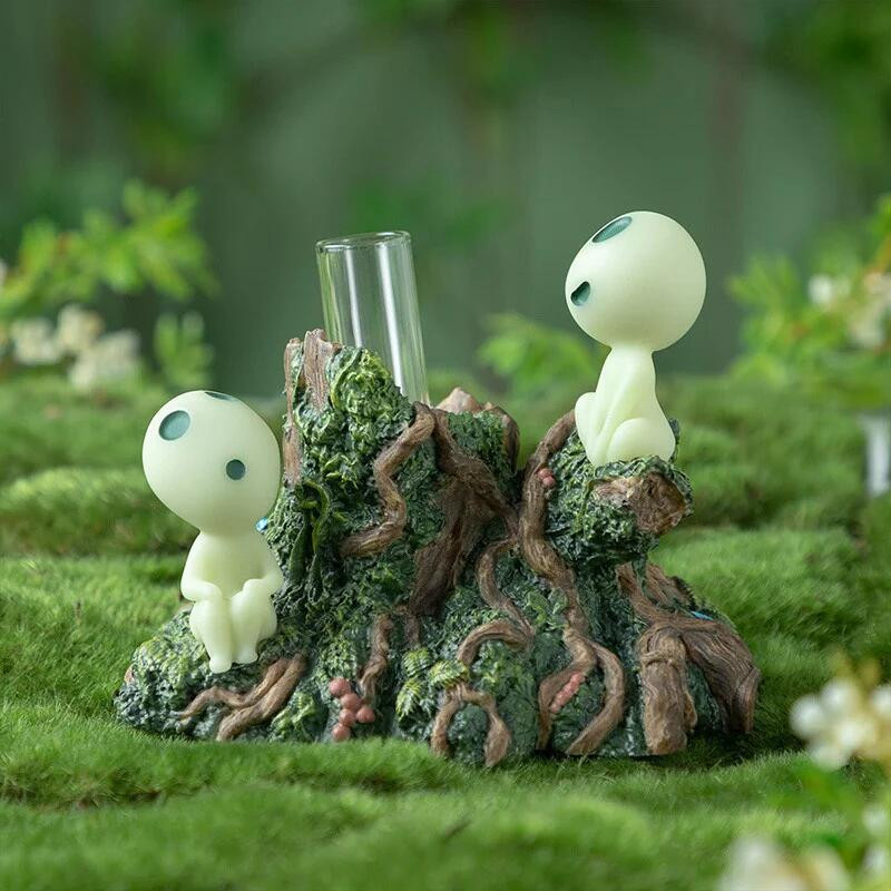 PRÉCOMMANDE - Studio Ghibli, Princesse Mononoké - Figurine Kodama, Soliflore